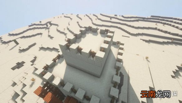 我的世界手游沙漠堡垒建筑建造教程 我的世界沙漠城堡怎么做