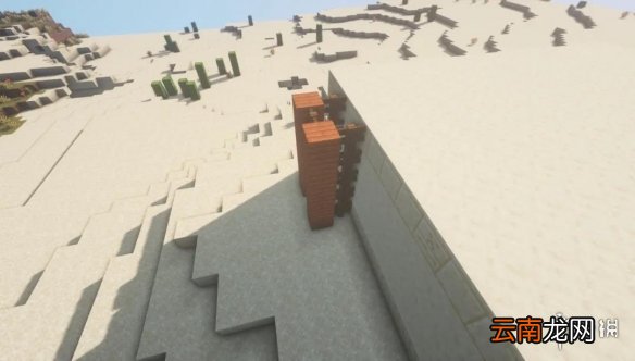 我的世界手游沙漠堡垒建筑建造教程 我的世界沙漠城堡怎么做