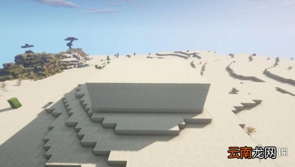 我的世界手游沙漠堡垒建筑建造教程 我的世界沙漠城堡怎么做