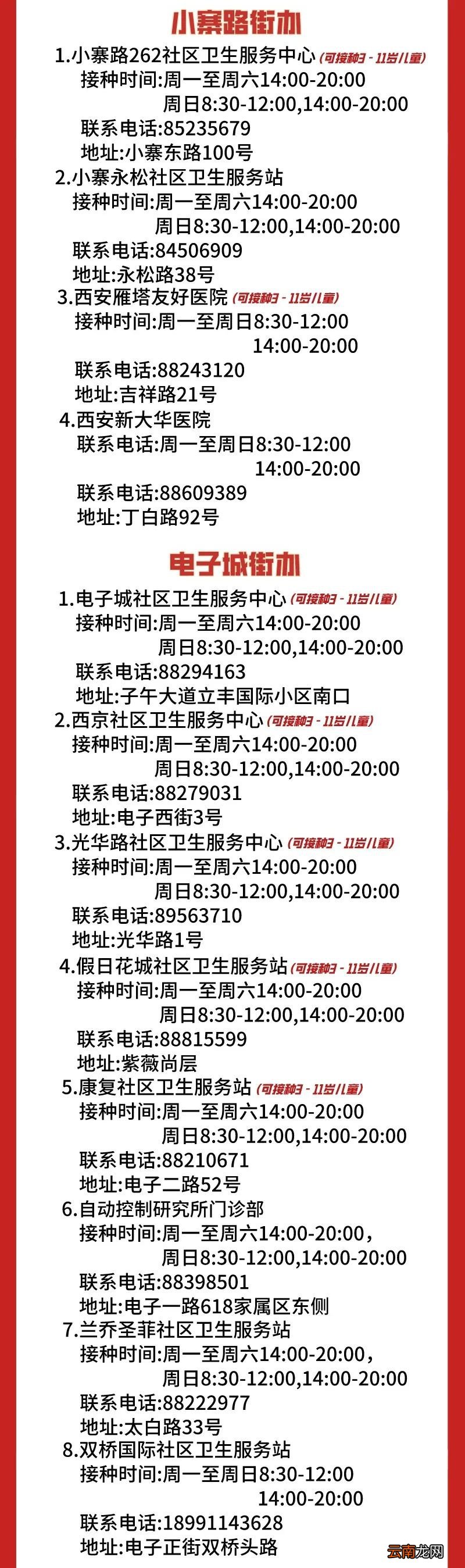 2022西安未央雁塔新城三区恢复新冠疫苗接种公告