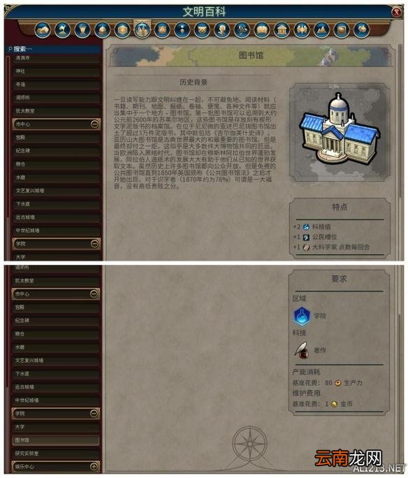 《文明6》全建筑背景及作用一览 简介