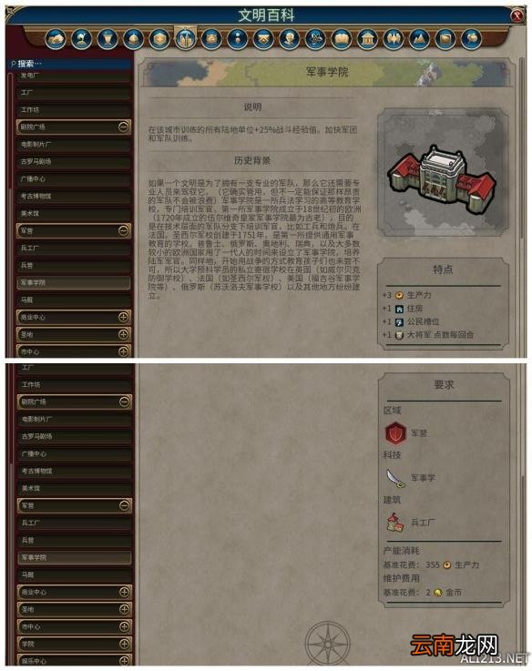 《文明6》全建筑背景及作用一览 简介