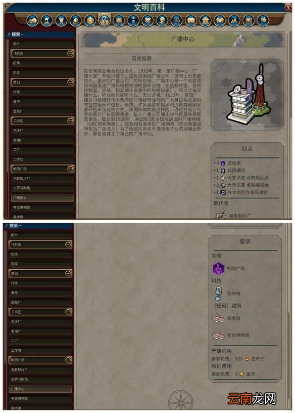 《文明6》全建筑背景及作用一览 简介