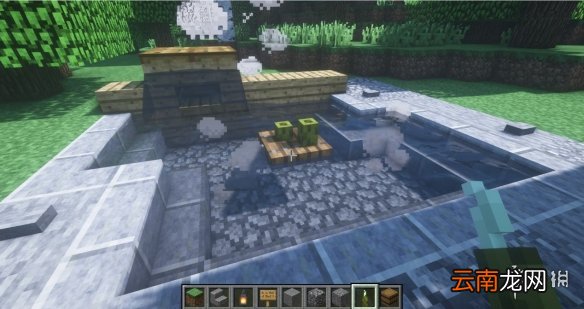 我的世界手游温泉怎么做 我的世界日式温泉怎么布置