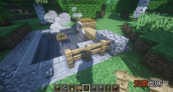 我的世界手游温泉怎么做 我的世界日式温泉怎么布置