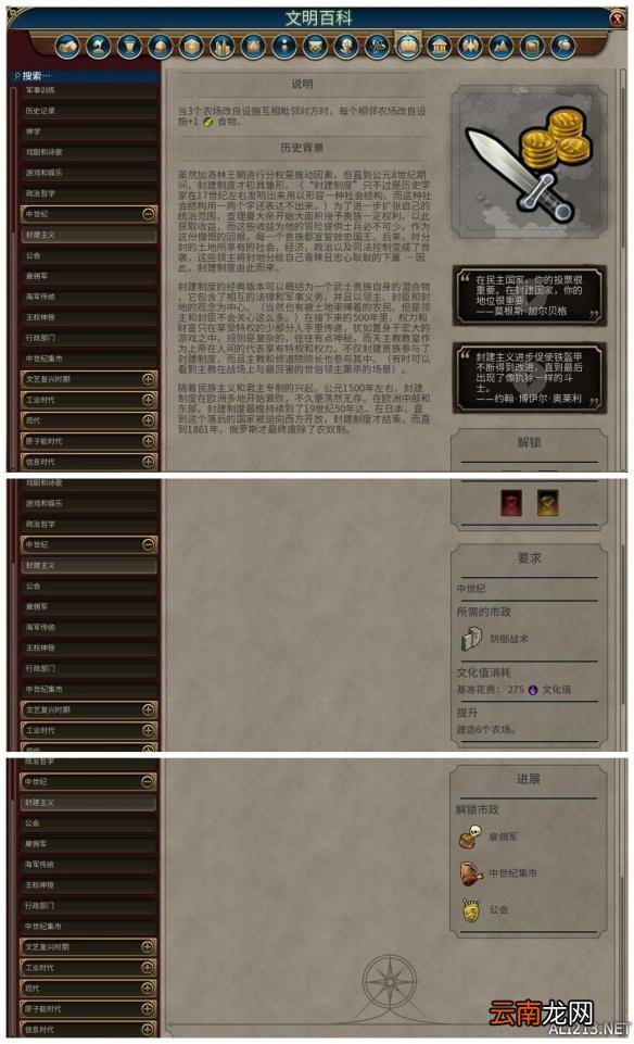 《文明6》全市政背景及作用一览 远古时代&mdash;帝国初期