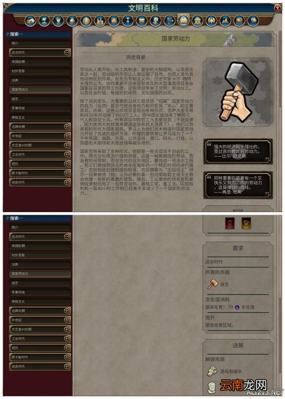 《文明6》全市政背景及作用一览 远古时代&mdash;帝国初期