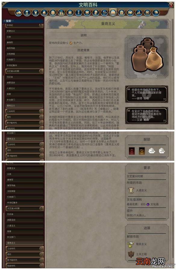 《文明6》全市政背景及作用一览 远古时代&mdash;帝国初期