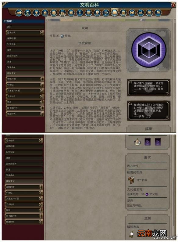 《文明6》全市政背景及作用一览 远古时代&mdash;帝国初期