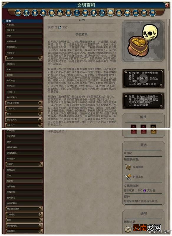 《文明6》全市政背景及作用一览 远古时代&mdash;帝国初期