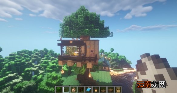 我的世界树屋建造教程 我的世界手游生存模式树屋建造流程