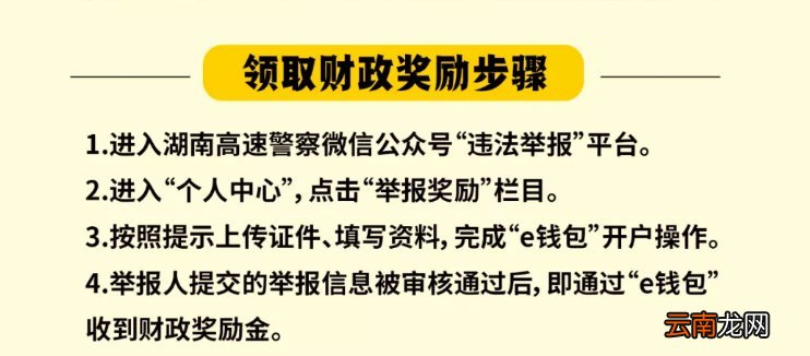 附入口 湖南高速违法举报+奖励领取指南