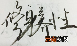 修身养性的书 5本推荐