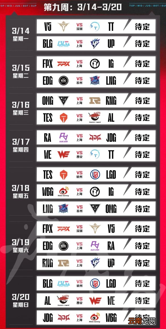 英雄联盟2022春季赛赛程是什么 lol2022春季赛赛程一览