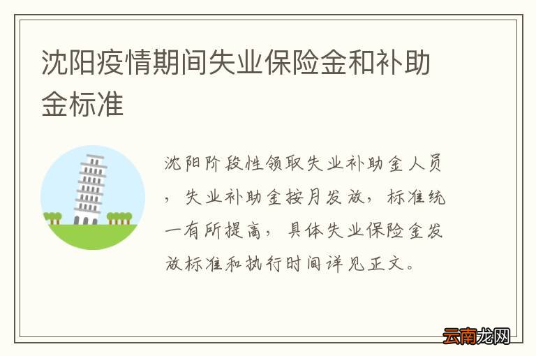 沈阳疫情期间失业保险金和补助金标准