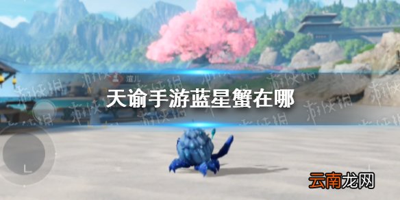 天谕手游蓝星蟹在哪 天谕蓝星蟹特殊个体坐标