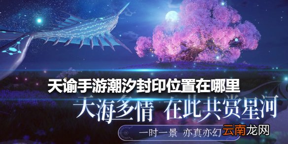 天谕手游潮汐封印位置在哪里 天谕手游潮汐封印位置介绍