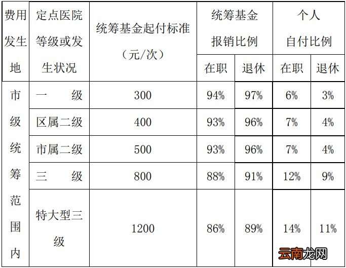 沈阳市医保报销比例