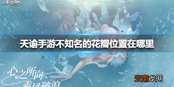 天谕手游不知名的花瓣位置在哪里 天谕手游不知名的花瓣位置介绍