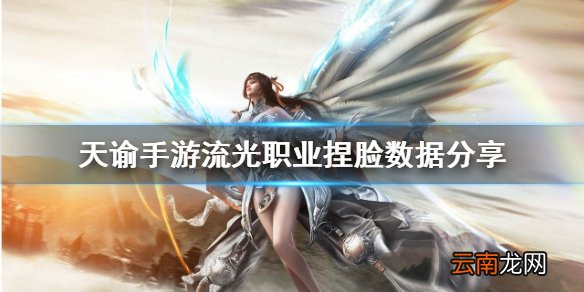 天谕手游流光职业捏脸数据分享 天谕手游流光职业捏脸有哪些