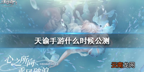 天谕手游什么时候公测 天谕手游公测时间介绍