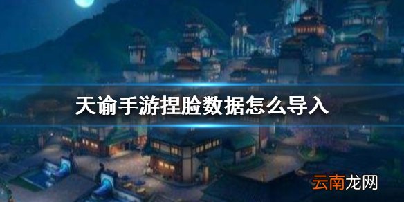 天谕手游捏脸数据怎么导入 捏脸数据导入方法介绍