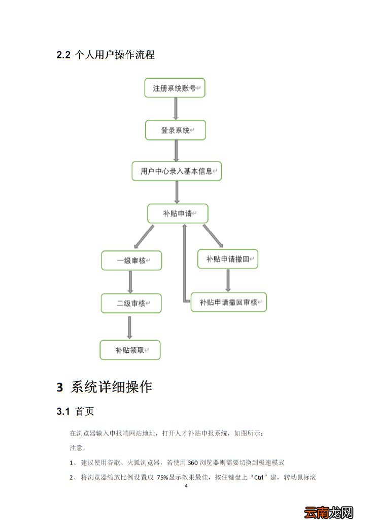 用户端 太原市人才补贴申报系统操作使用说明书