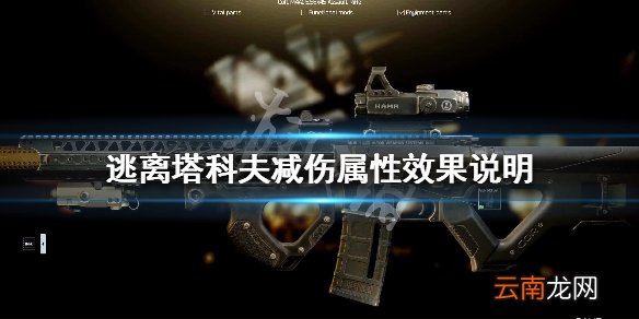 逃离塔科夫减伤机制介绍 逃离塔科夫减伤属性效果说明_网