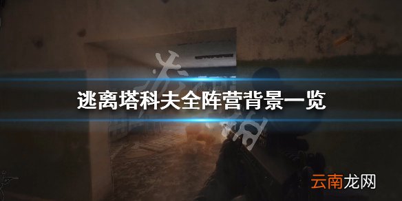 逃离塔科夫全阵营背景一览 逃离塔科夫各势力背景是什么_网