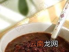 绿茶豆腐赤豆粥