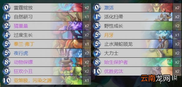 炉石传说备战套牌汇总 炉石传说20.2备战套牌预组卡牌一览