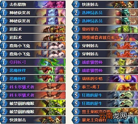 炉石传说贫瘠之地兽王猎卡组推荐 炉石传说贫瘠之地兽王猎卡组怎么玩
