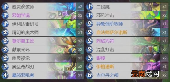 炉石传说贫瘠之地的锤炼卡组 炉石传说贫瘠之地常见卡组汇总_恶魔猎手