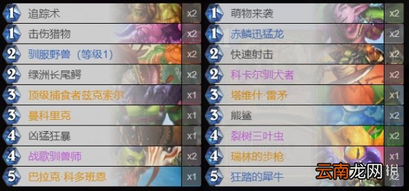 炉石传说贫瘠之地的锤炼卡组 炉石传说贫瘠之地常见卡组汇总_恶魔猎手