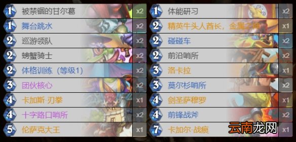 炉石传说贫瘠之地的锤炼卡组 炉石传说贫瘠之地常见卡组汇总_恶魔猎手