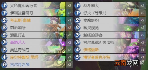 炉石传说贫瘠之地的锤炼卡组 炉石传说贫瘠之地常见卡组汇总_恶魔猎手