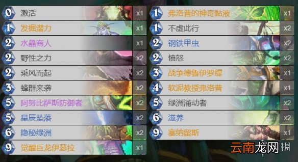炉石传说任务德卡组推荐 标准传说卡组任务德构筑分享
