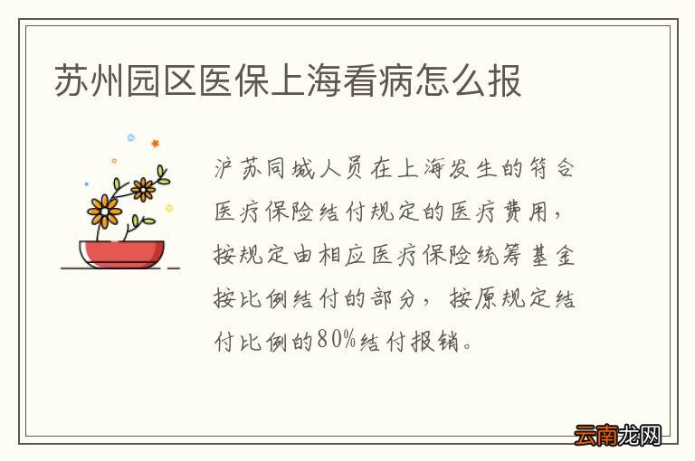 苏州园区医保上海看病怎么报