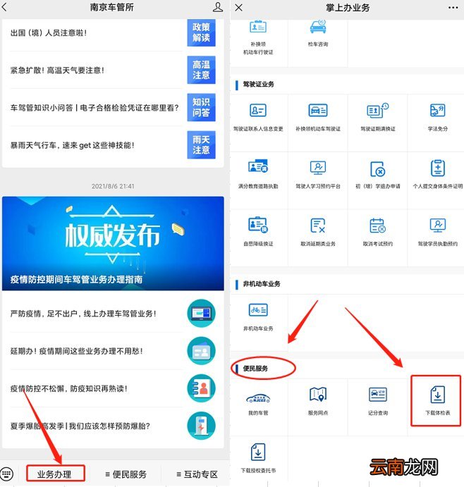 南京车管所体检表格下载入口在哪