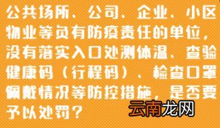 苏州防疫期间公共场所不查健康码不测体温会处罚吗?