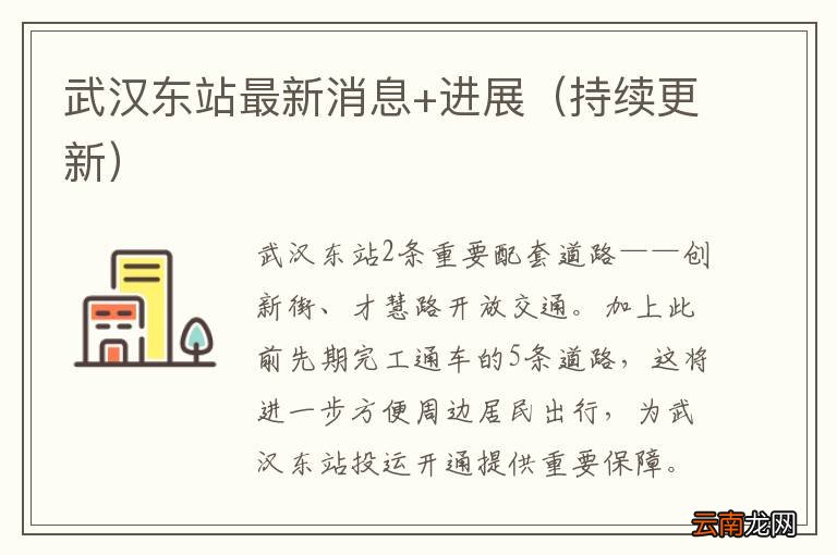 持续更新 武汉东站最新消息+进展