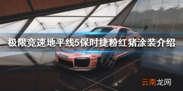 极限竞速地平线5有什么好看的涂装 保时捷粉红猪涂装介绍