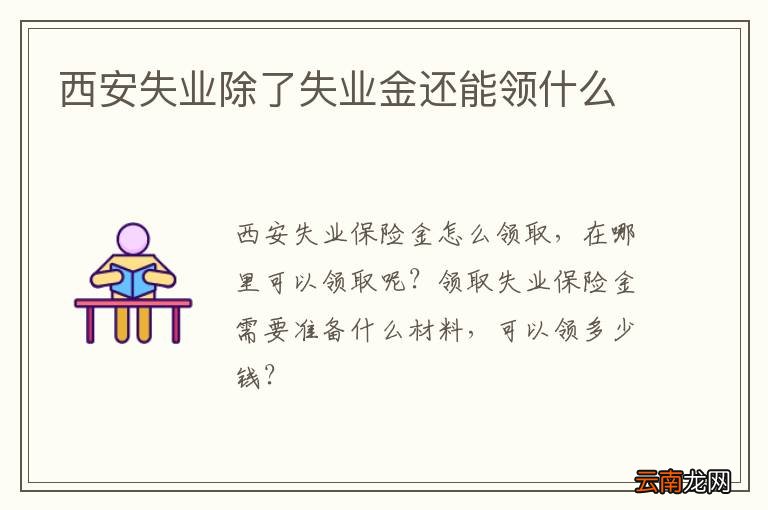 西安失业除了失业金还能领什么
