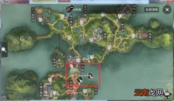 楚留香划船地点 江南竹筏小船划船玩法技巧