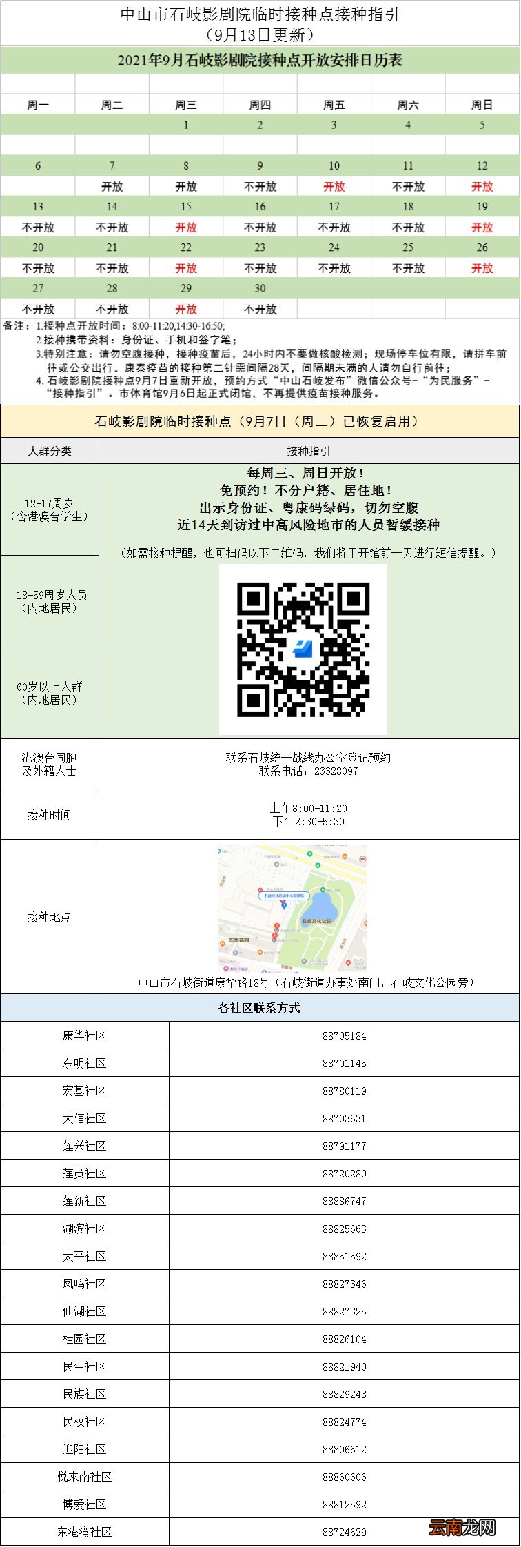 持续更新 中山18-59岁人群新冠疫苗接种最新安排