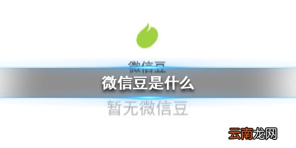 微信豆是什么 微信豆玩法介绍