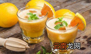 用橙子可以做什么简单饮料 做的橙子绿茶饮料方法
