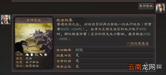 三国志战略版鬼神霆威怎么样 突击事件战法鬼神霆威简评