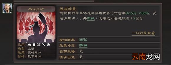 三国志战略版兵以义动怎么样 S2事件战法兵以义动简评