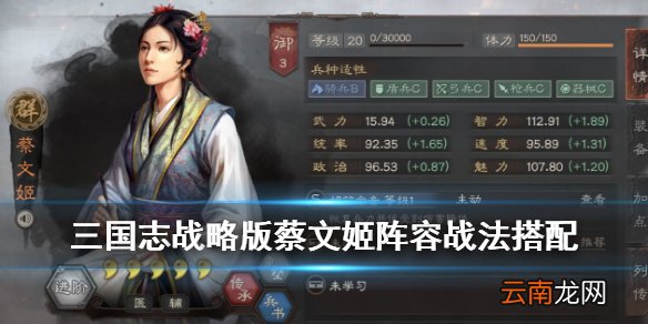 三国志战略版蔡文姬搭配攻略 蔡文姬阵容战法组合推荐